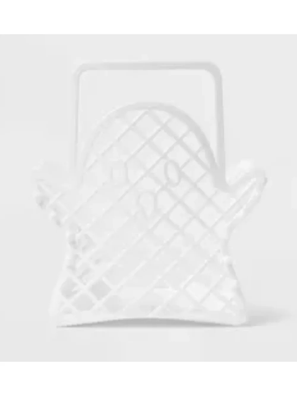 Jelly New Boo Mesh Basket for Arts. Crafts and Halloween Fashion Tote (1pc)